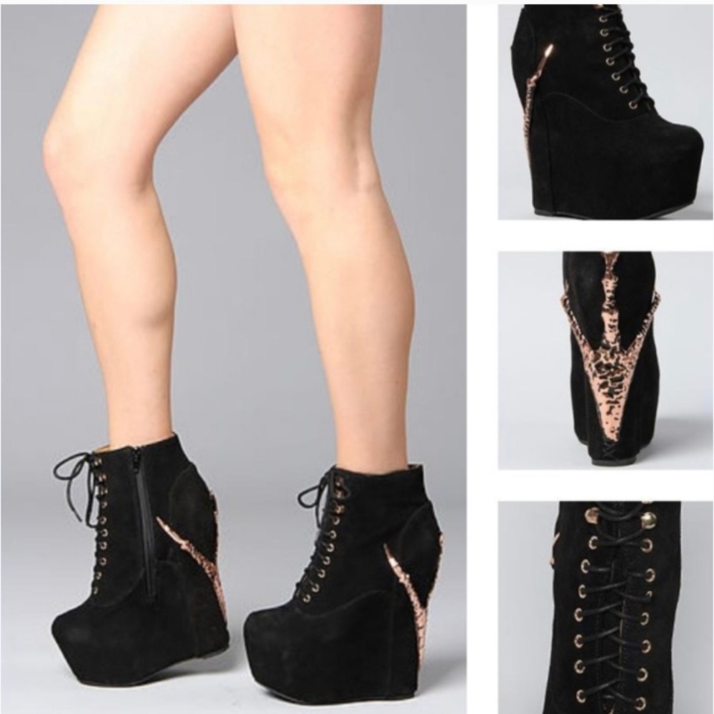 Jeffrey Campbell rayvin Damsel Claw Black Copper